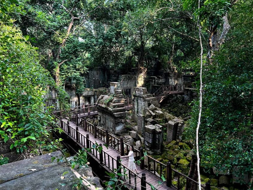 2-Day Angkor Wat, Kulen Mountain, Beng Mealea and Tonle Sap - Kulen Mountain’s cliff, waterfall, and sacred river