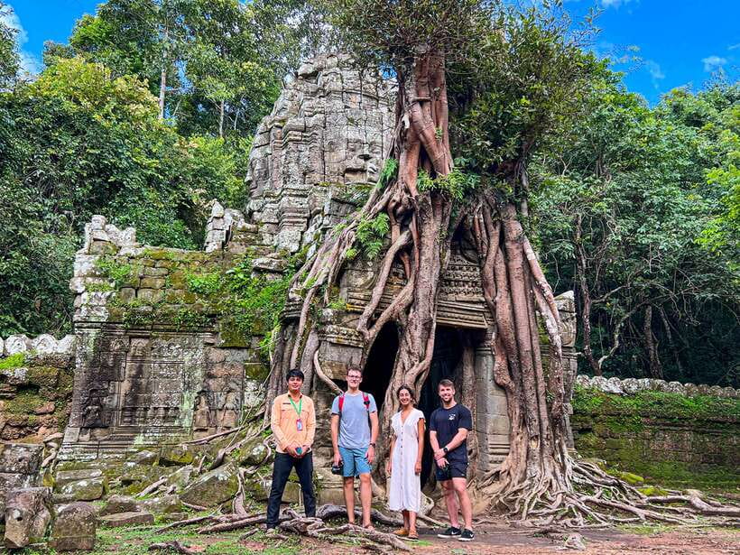 2-Day Angkor Wat, Kulen Mountain, Beng Mealea and Tonle Sap - Sunrise at Angkor Wat before the heat