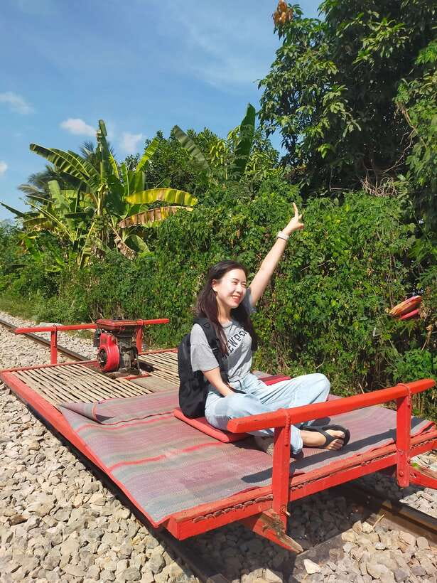 A Day TukTuk Bambootrain, Banan, Killing & Bat Caves, Sunset - Phnom Sampov and the painful history of Killing Cave
