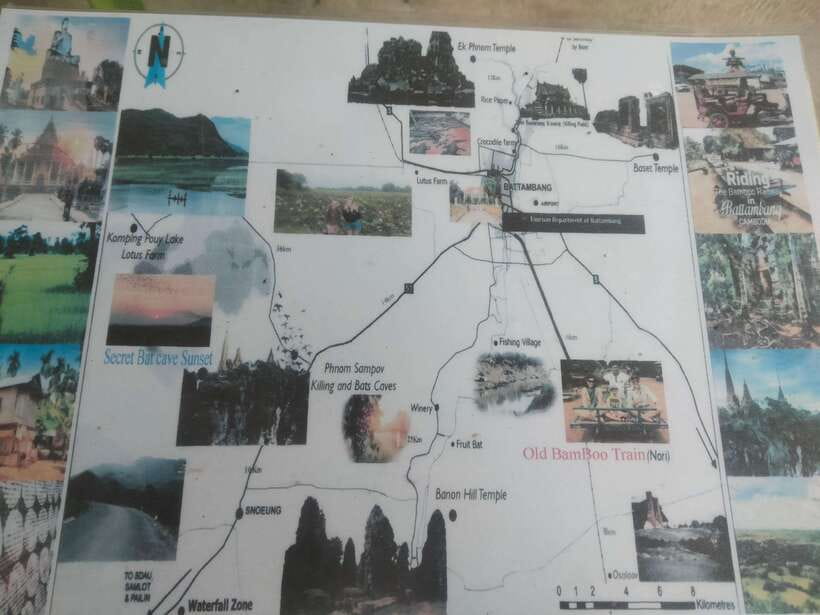 Afternoon Tour: Bamboo Train, Killing Cave &Bat Cave - Lok Ta Dambong Kra Nhoung and the story of Battambang