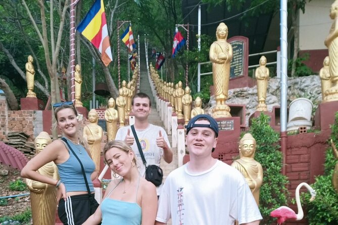 AfternoonTour.Bamboo train.killing cave with Secret bat cave - Riding Battambang’s original bamboo train