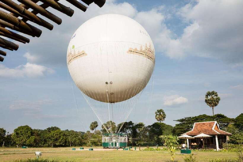 Angkor Balloon Sunrise or Sunset ride and Pick up/Drop off - Hotel pickup by tuk tuk