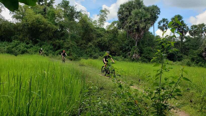 Angkor Jungle Biking Adventure Private Cycling Tour - Angkor Thom, Bayon, and the royal center