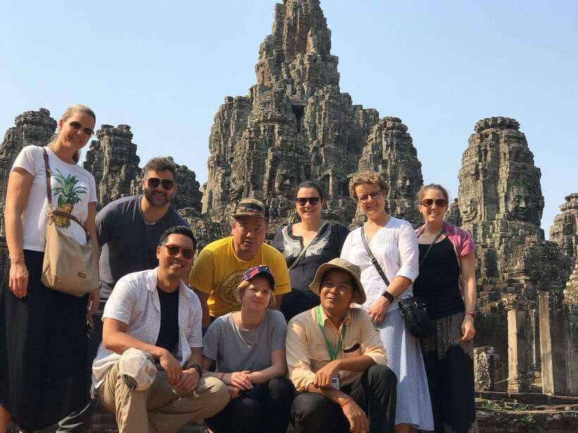 Angkor Temples Highlights Tour: 2 Days with Sunrise - Angkor Thom and Bayon: stone faces on a royal scale