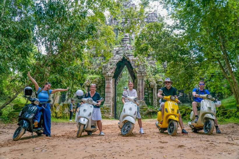 Angkor Wat: Guided Vespa Tour / Tuk Tuk or Car - Why a Vespa works well at Angkor