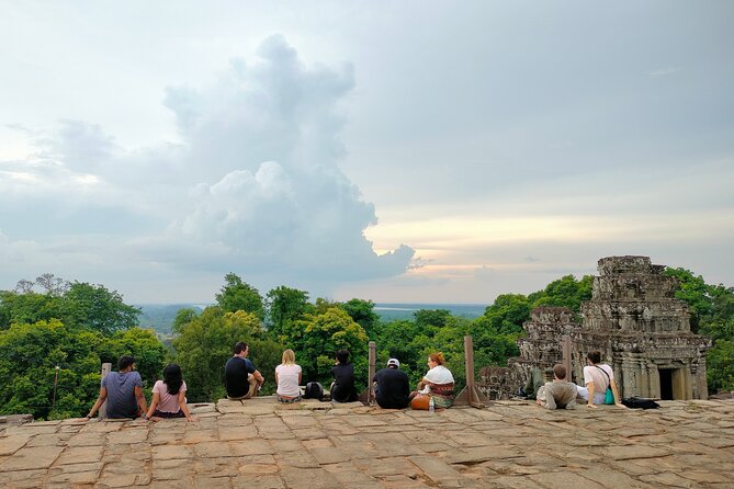 Angkor Wat Hidden Gems Sunset Symphony In Small Group Shared Tour - Bayon: the faces at Angkor Thom
