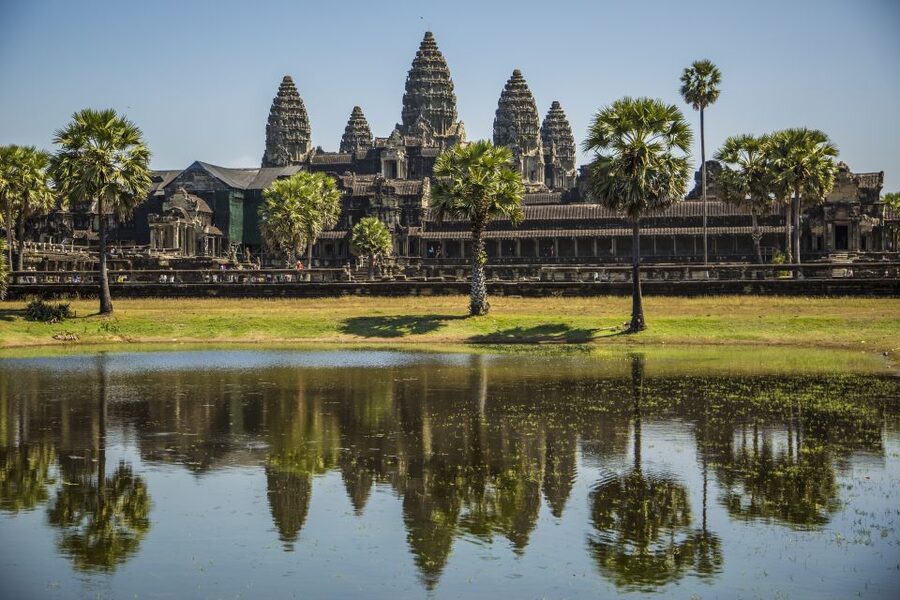 Angkor Wat in a vintage Jeep with driver - jeep rental - Pickup at 8 AM and the open-air ride