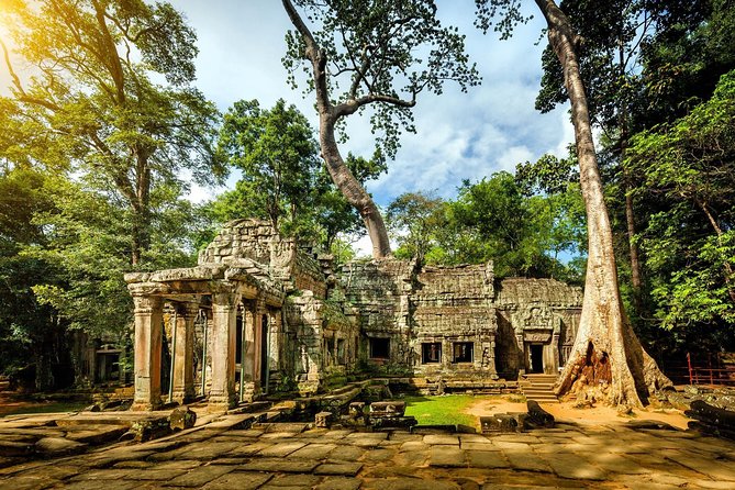Angkor Wat Small-Group Exploration with Expert Guide - Entering Angkor Thom and finding Bayon’s faces