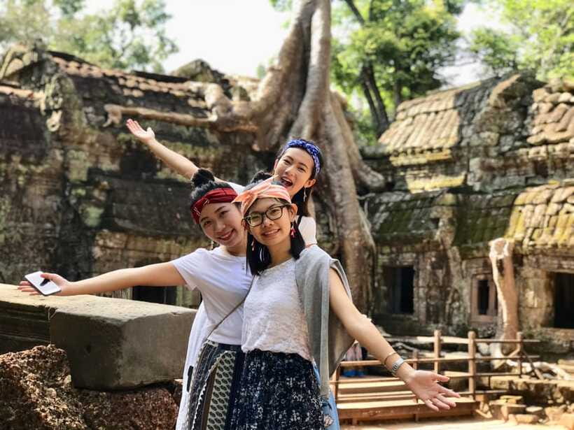 Angkor Wat Sunrise, Banteay Srei, Bayon & Ta Prohm Temple - Banteay Srei’s pink sandstone carvings
