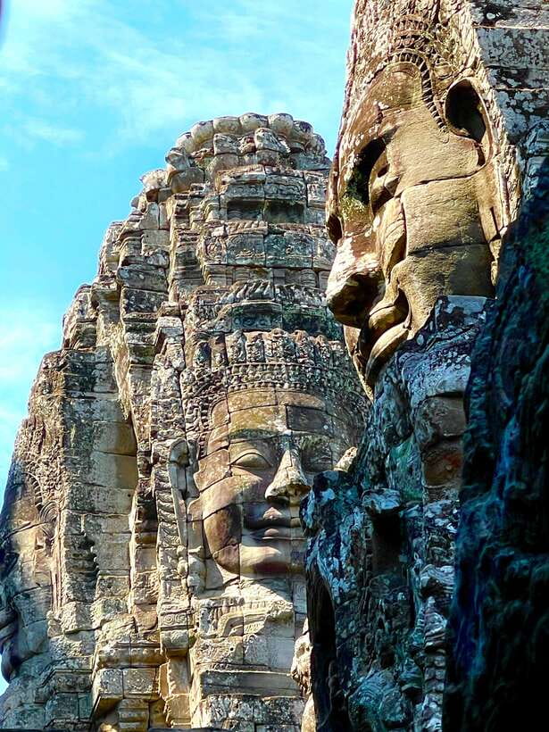 Angkor Wat Sunrise Private Full Day Tour - Bayon’s stone faces close the temple circuit