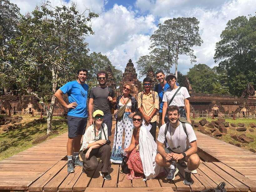 Angkor Wat Sunrise Shared Tours: Bayon-Ta Prohm-Banteay Srei - Bayon and the faces of Angkor Thom