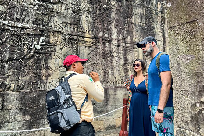Angkor Wat Sunrise Small Group Tour With Breakfast - Angkor Thom’s South Gate and the ride home