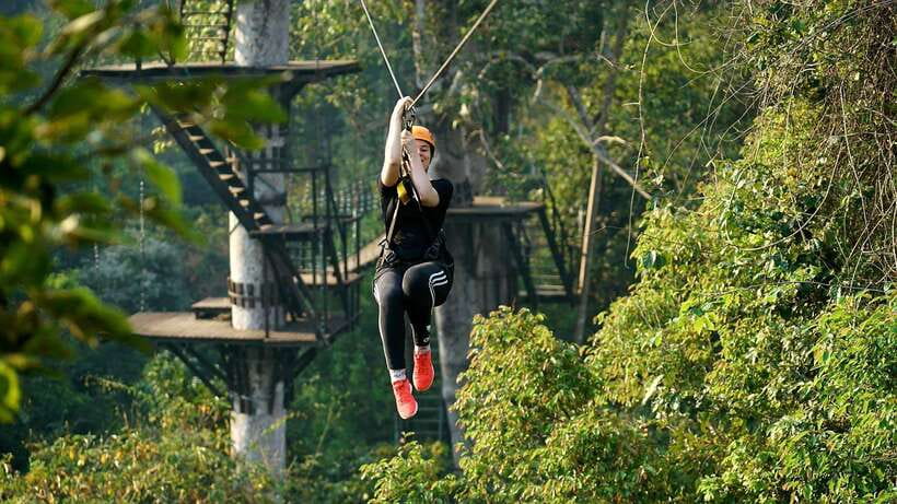 Angkor Zipline and Temple Tour with Sunset - Ta Prohm and the jungle path