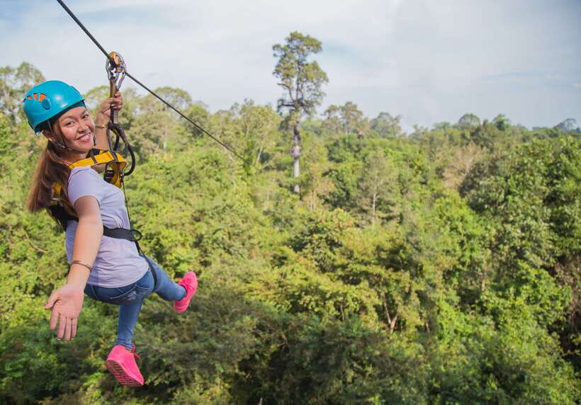 Angkor Zipline Eco-Adventure Canopy Tour - Entering the Angkor Forest Near the Temples