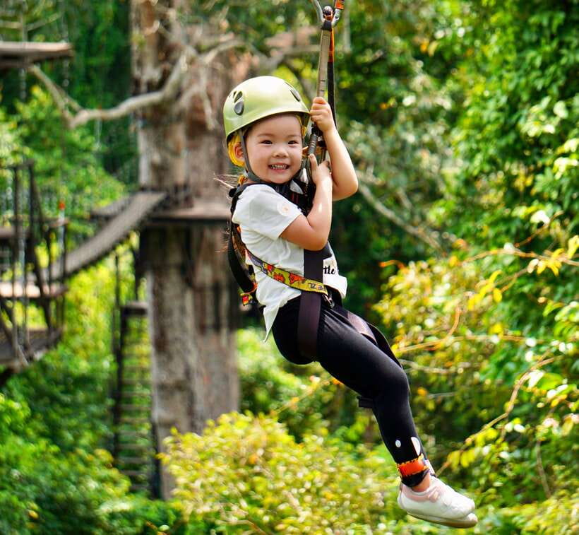 Angkor Zipline Eco-Adventure Canopy Tour - The Orchid House Check-In and Safety Setup