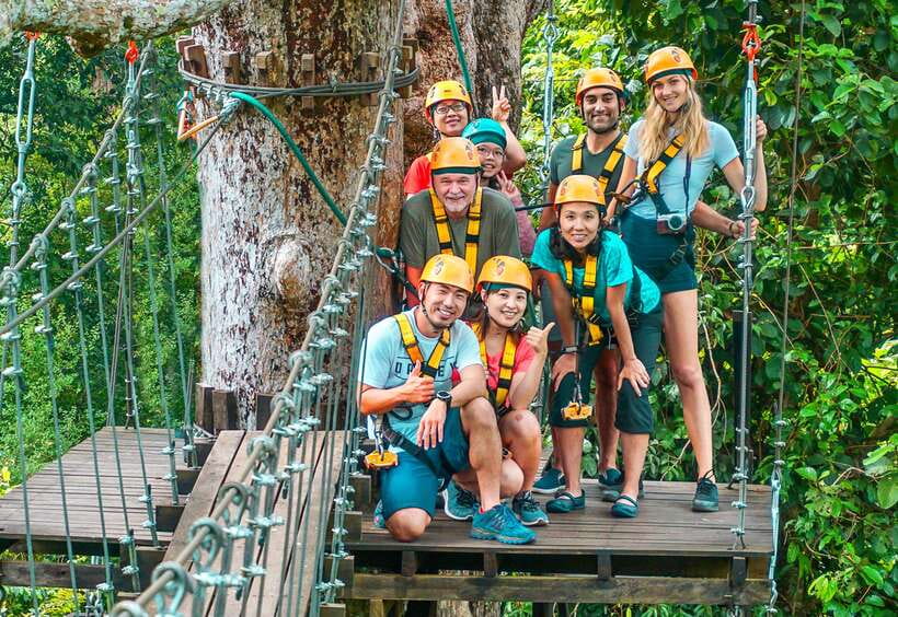 Angkor Zipline Eco-Adventure Canopy Tour - The Abseil and Nature Trail Return