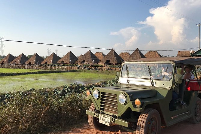 Authentic Cambodian Countryside Jeep Experience - Rice fields, gardens, ducks, and the ordinary road