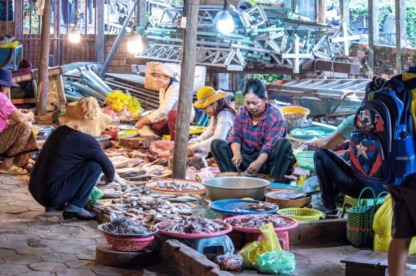 Authentic Siem Reap: Tuk Tuk Countryside and Sunset Tour - The lotus farm’s unusual textile story