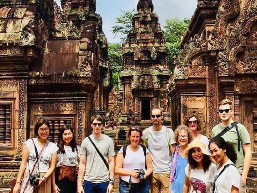 Bantreay Srei , Kbal Spean and Landmine Museum with Tuk Tuk - Who will enjoy this day most?