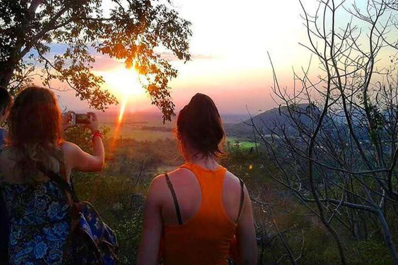 Battambang: Bamboo Train, Bat Cave, Killing Cave by Tuk Tuk - Phnom Sampou and the difficult history of the Killing Cave