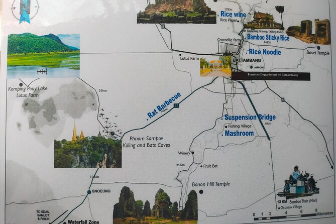 Battambang Tuk Tuk tour: Bambootrain, Killing & Bat Caves,Sunset - Food stops with a Cambodian edge