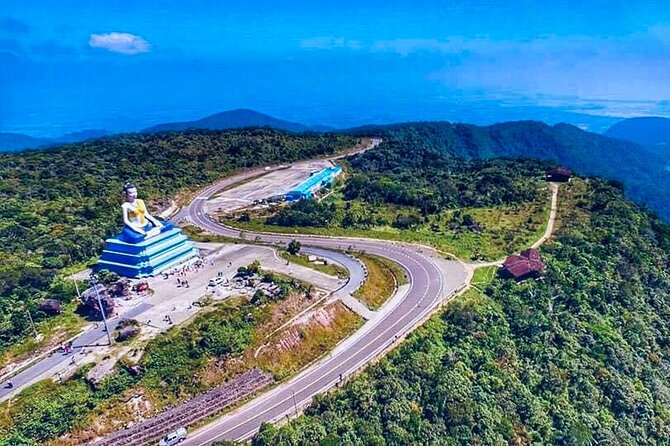 Bokor Mountain Adventure - History, Sights and Waterfalls - Wat Sampov Pram on the old French hill station