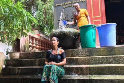 Buddhist Water Blessing and Real Life Experience with Local