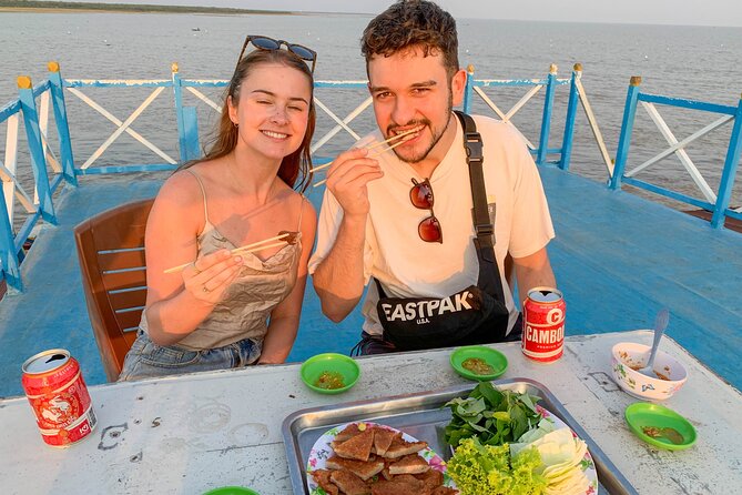 Floating Village Sunset boat Vespa Tour / Tuk Tuk Available - Rural Siem Reap by Vespa