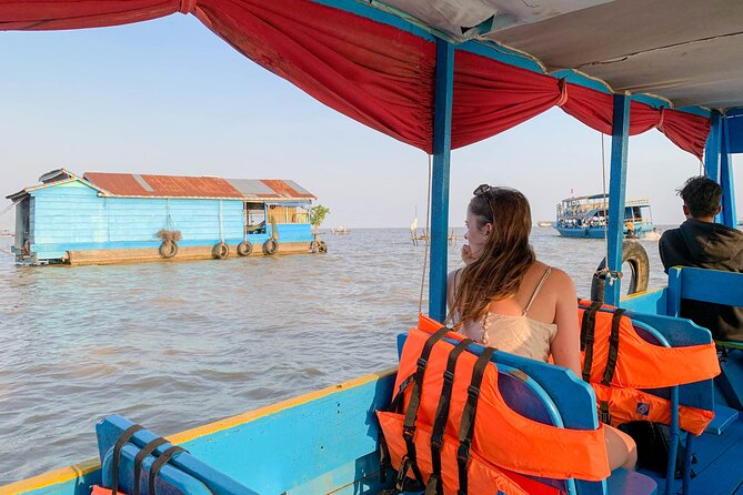 Floating Village Sunset boat Vespa Tour / Tuk Tuk Available - Tonle Sap and the floating village by boat