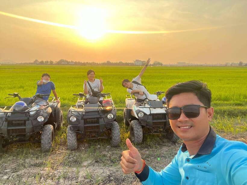 From Siem Reap: 02 Hours Quad Bike Tour in Countryside - Riding through paddy fields and village roads