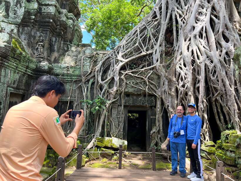 From Siem Reap: Angkor Wat Sunrise and Temples E-Bike Tour - Ta Prohm and Ta Nei through the forest