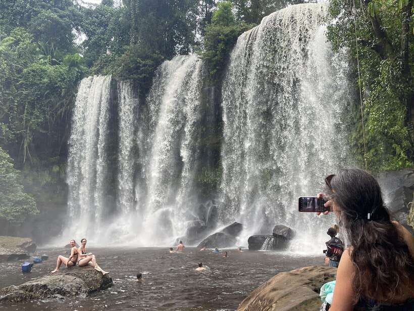 From Siem Reap: Banteay Srei and Kulen Waterfall Guided Tour - Preah Ang Thom and the reclining Buddha