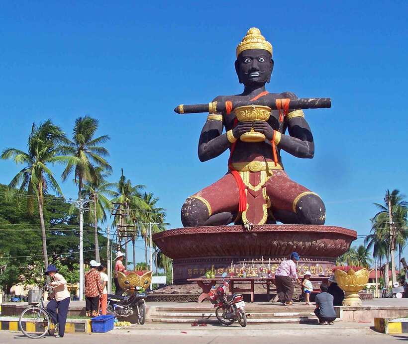 From Siem Reap: Battambang Day Trip Bamboo Train, Bats Cave - Ek Phnom and the massive white Buddha