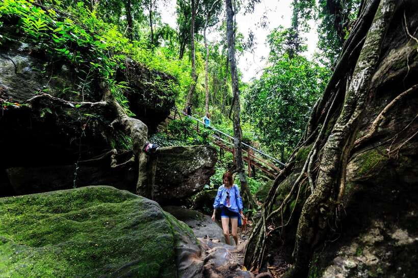 From Siem Reap: Small-Group Phnom Kulen Waterfall Day Tour - Ancient temples across the mountain plateau