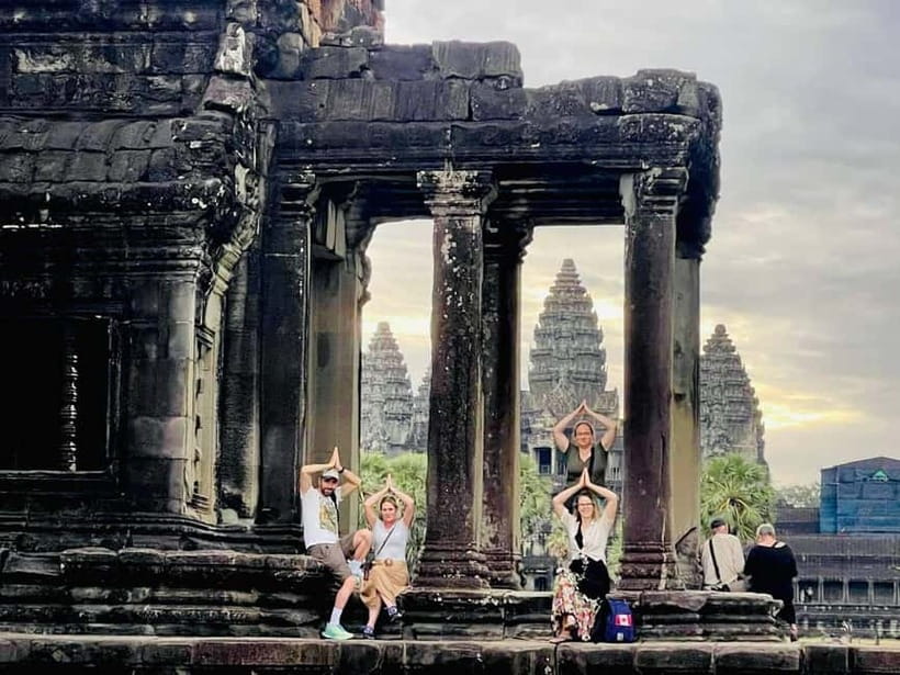 Full-Day Explore Angkor Temples Sunset Tour (with Lunch) - Phnom Bakheng at sunset: beautiful, popular, and not guaranteed to impress