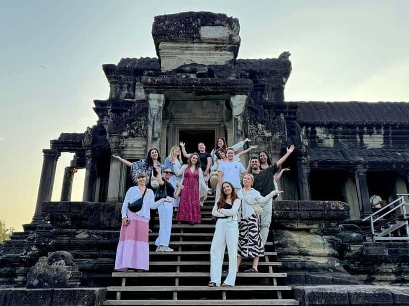 Full-Day Explore Angkor Temples Sunset Tour (with Lunch) - Morning pickup and the ride from Siem Reap