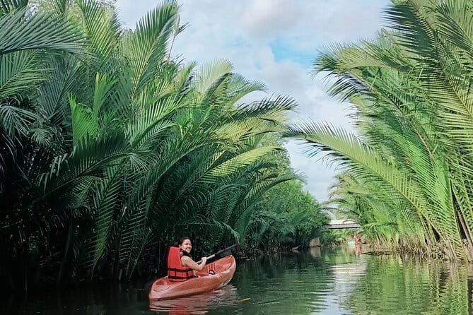 Guided Kayak trip around Green Cathedral outside Kampot, Sunset - The 30-minute tuk-tuk ride from Kampot