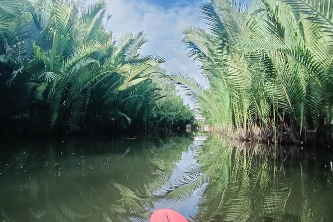 Guided Kayak trip around Green Cathedral outside Kampot, Sunset - A second stretch for jungle views and quiet time