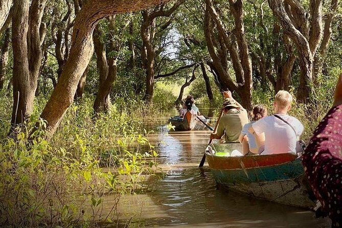 Half Day Kompong Pluck stilt home Village on Tonle Sap & Sunset - Boat travel through homes, markets, and fishing life