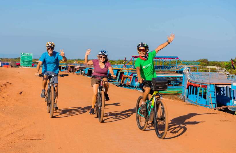 Kampong Phluk: Floating Village Sunset Bike Tour or E-Bike - Morning Pickup And The Ride Into Rural Siem Reap