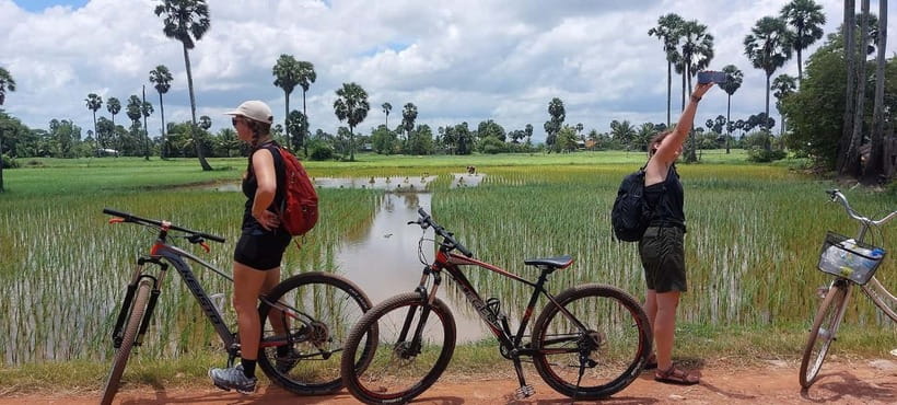 Kampot: Cultural Bike Experience - Local Life & Countryside - Wat Chum Krieul and the first look at village Buddhism