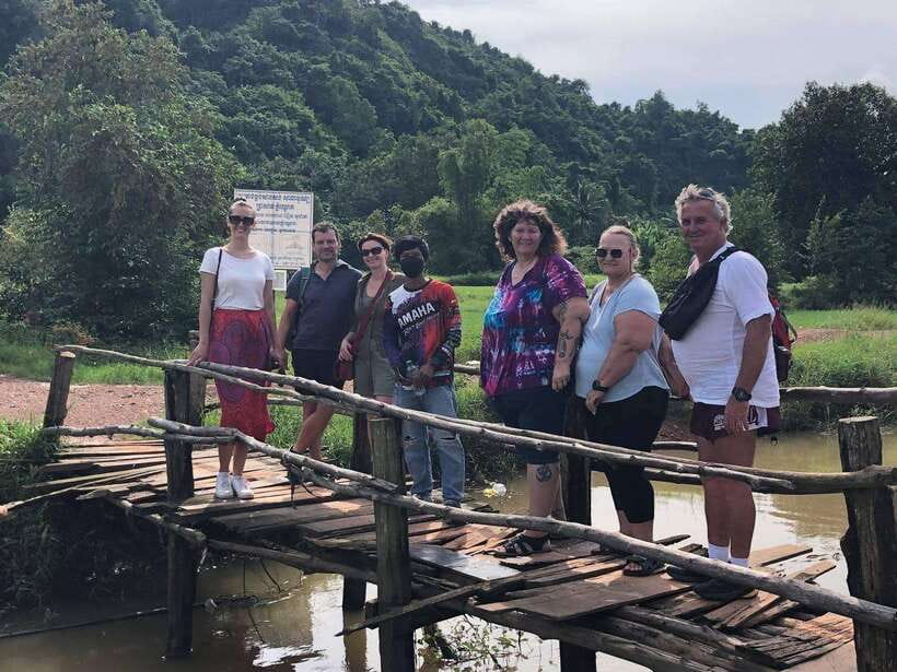 Kampot Pepper Farm Tour: Salt Fields, La Plantation & Cave - Walking into Phnom Chhngok Cave