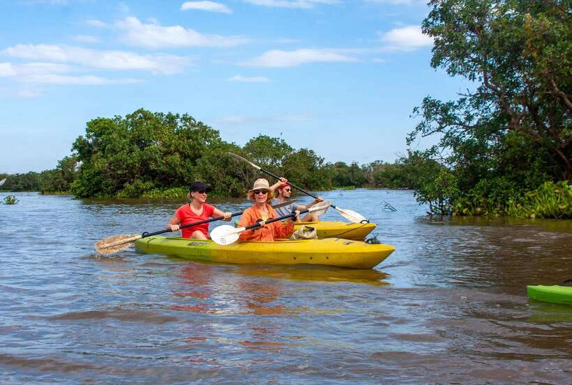 Kayaking & Floating Village in Siem Reap - Reaching Mechrey by powered boat