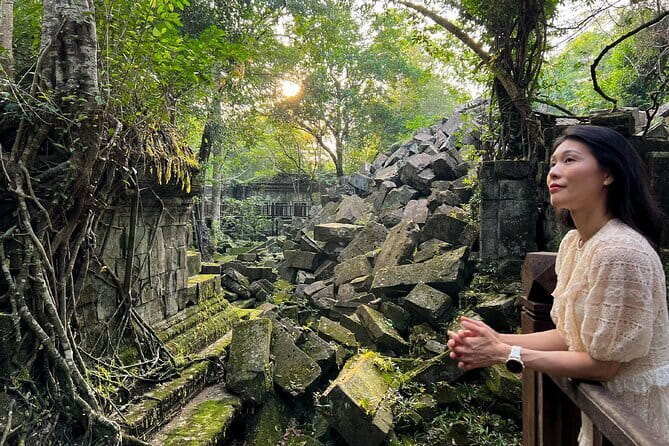 Kulen Mountain Beng Mealea and Tonle Sap Tour in Siem Reap - Beng Mealea, a temple reclaimed by plants
