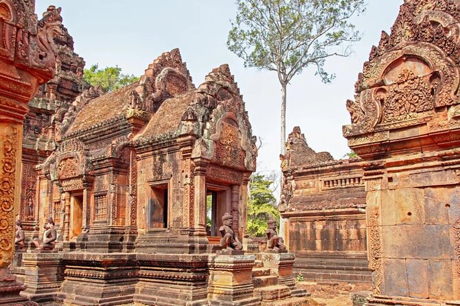 Kulen Mountain With Ticket included Plus Banteay Srei Temple Tour - Banteay Srei’s detailed sandstone carvings