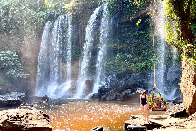 Kulen Waterfall Day Tour with Snacks Small-Group - Preah Ang Thom and the eight-meter reclining Buddha