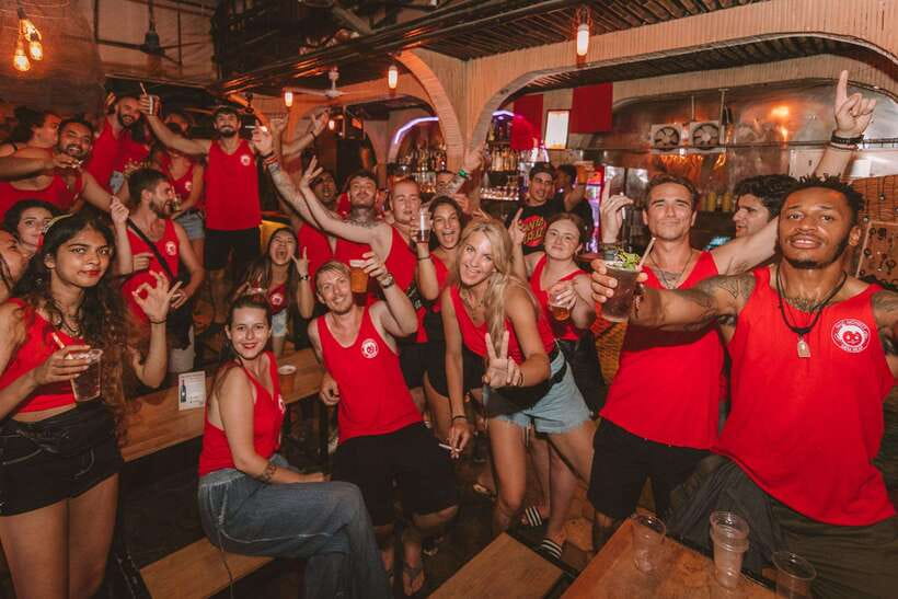 Mad Monkey Siem Reap Pub Crawl - The food and drink breaks have real value