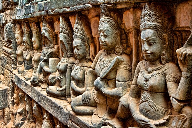 One Day Private Guide Tour of Angkor Thom, Bayon, Ta Phrom & Angkor Wat - Angkor Wat in the late afternoon