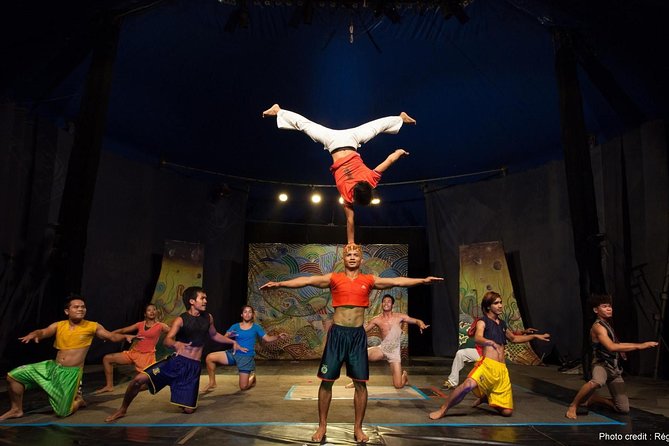 Phare, The Cambodian Circus with Round-Trip Tuk Tuk Transfer - The Young Artists Behind the Show