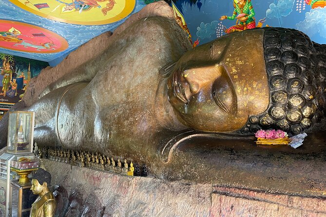 Phnom Kulen Waterfall and Banteay Srei Temple Tour from Siem Reap - Preah Ang Thom and the reclining Buddha